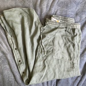 Button down long skirt